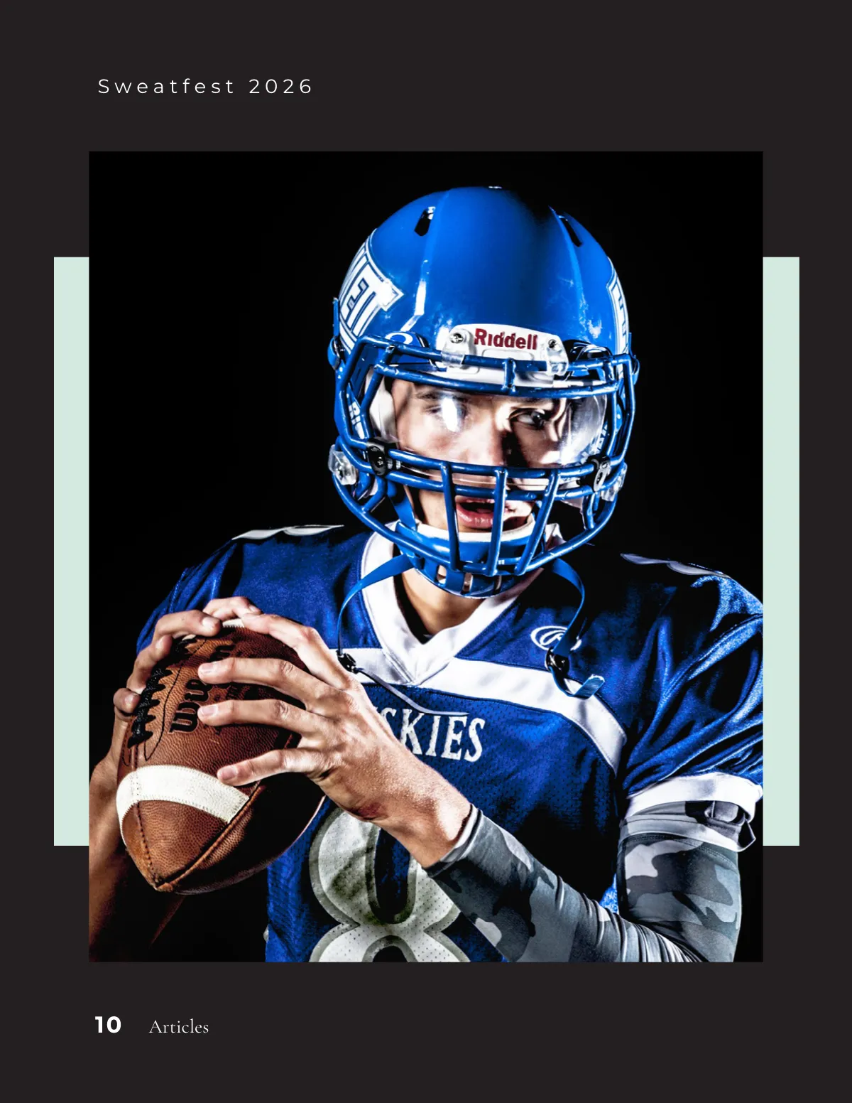 Free Modern Sports Magazine Template to Edit Online