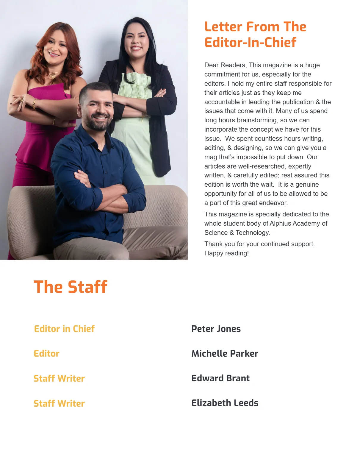 Free Modern Student Magazine Template to Edit Online