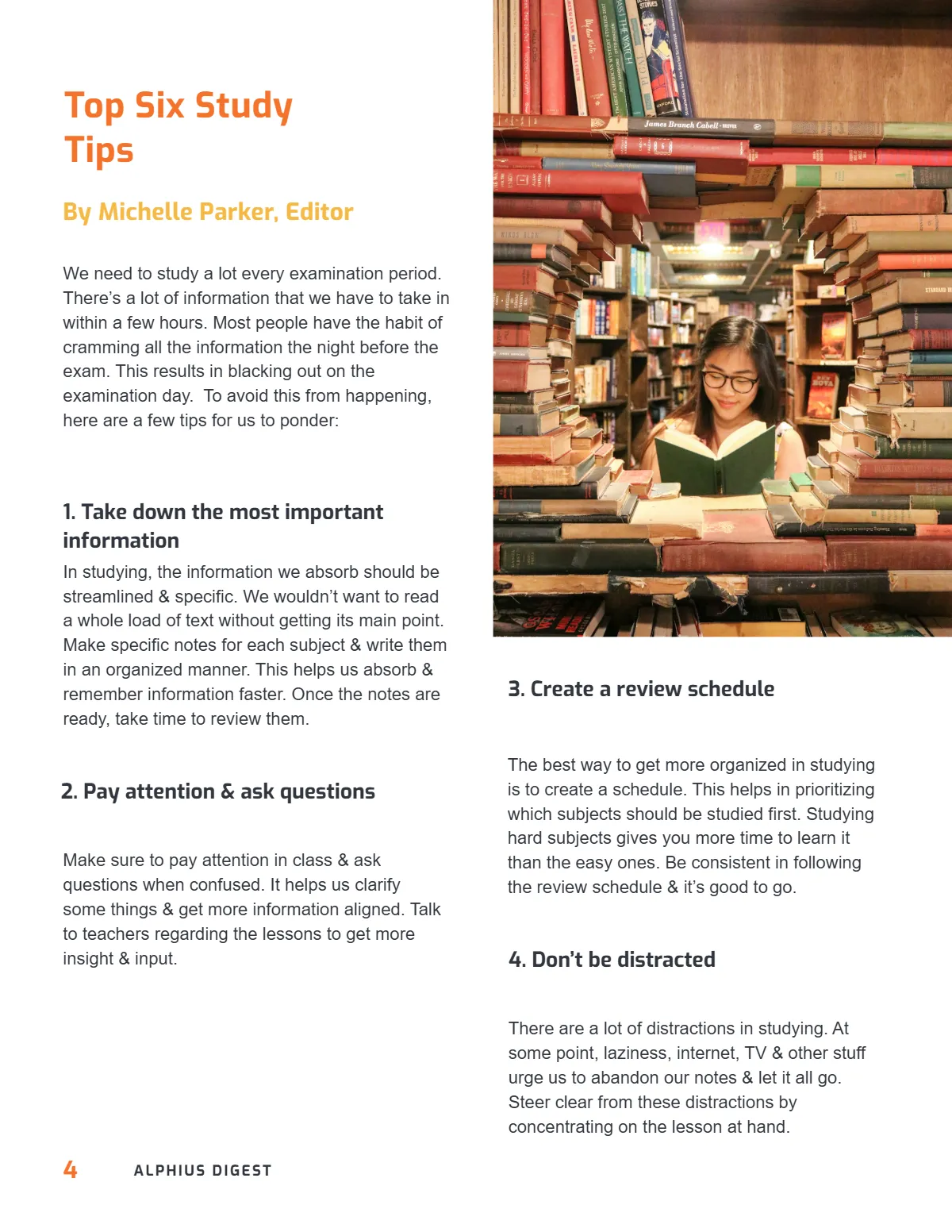 Free Modern Student Magazine Template to Edit Online