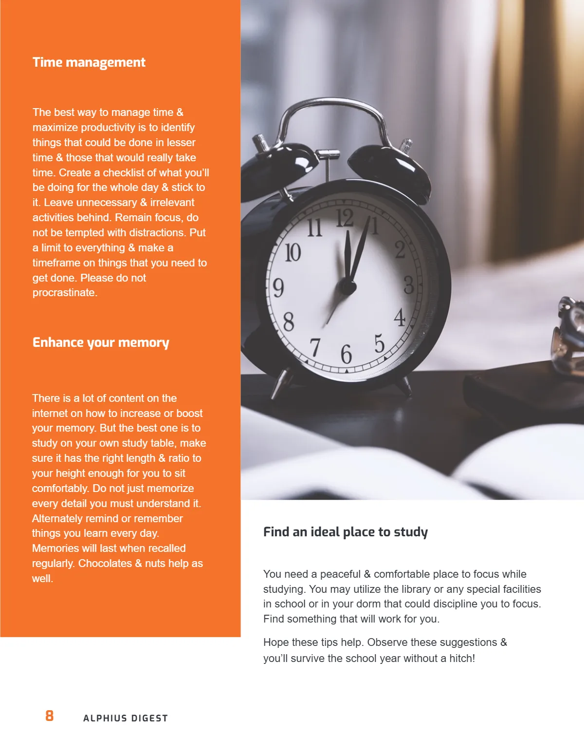 Free Modern Student Magazine Template to Edit Online