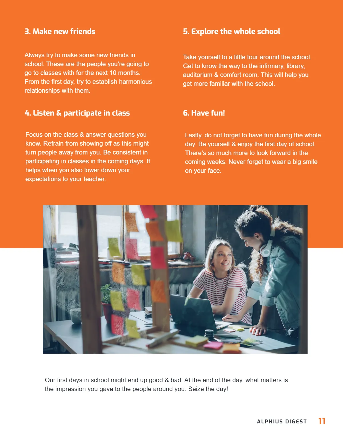 Free Modern Student Magazine Template to Edit Online