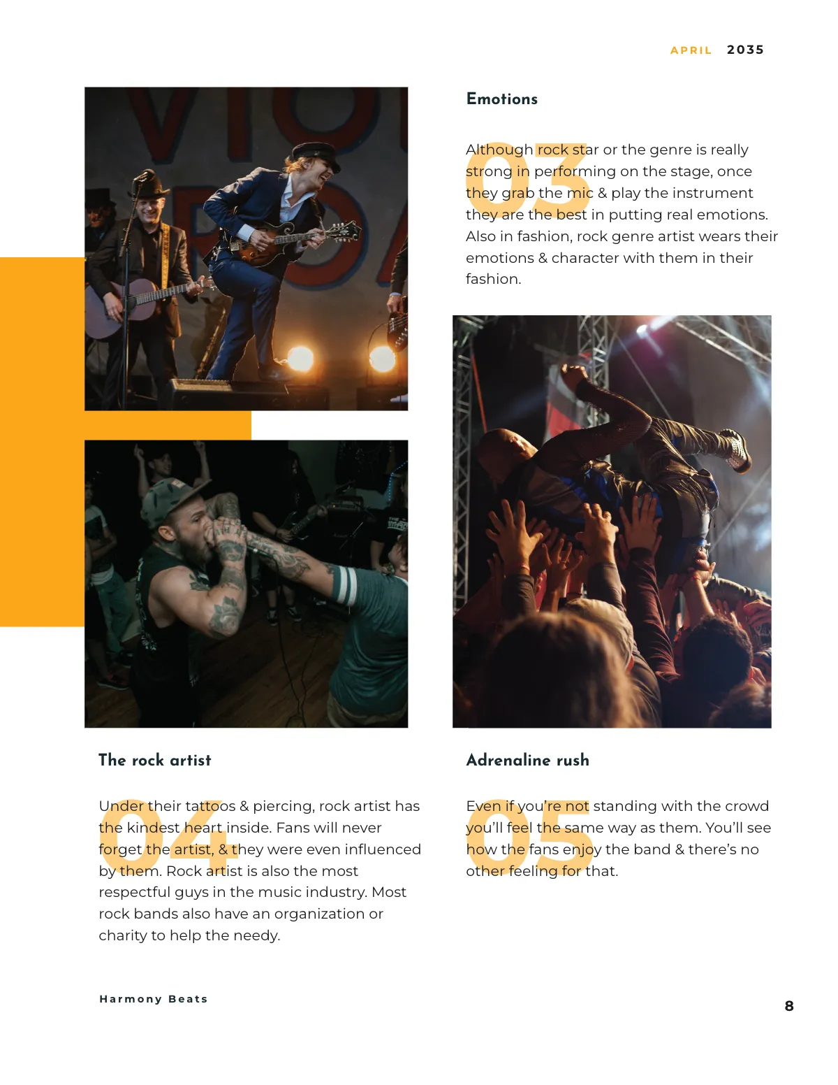 Free Music Artist Magazine Template to Edit Online