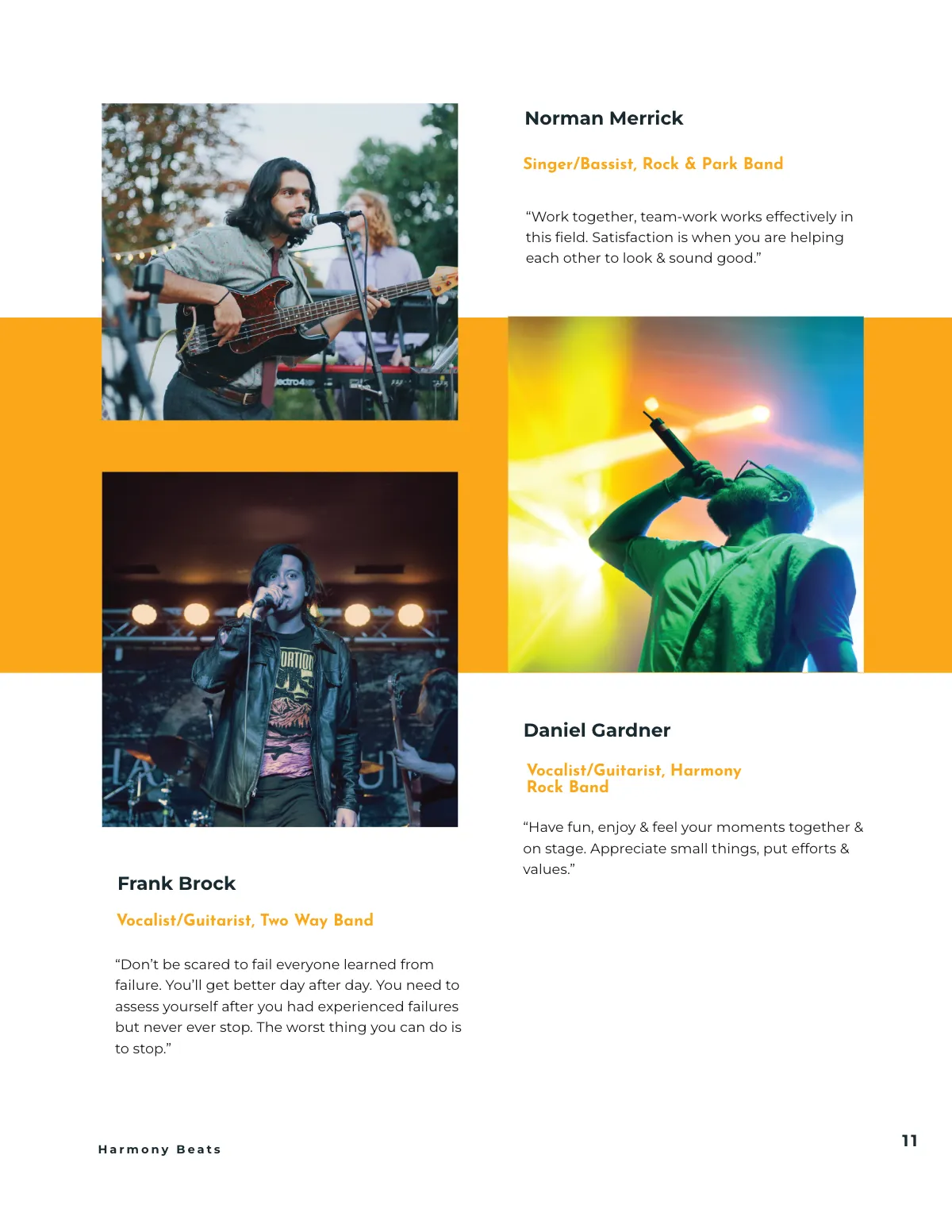 Free Music Artist Magazine Template to Edit Online