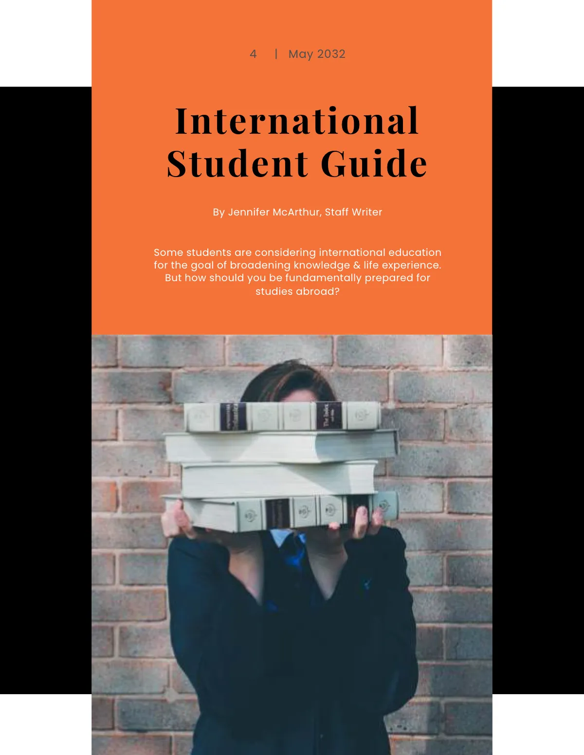 Free University Magazine Template to Edit Online