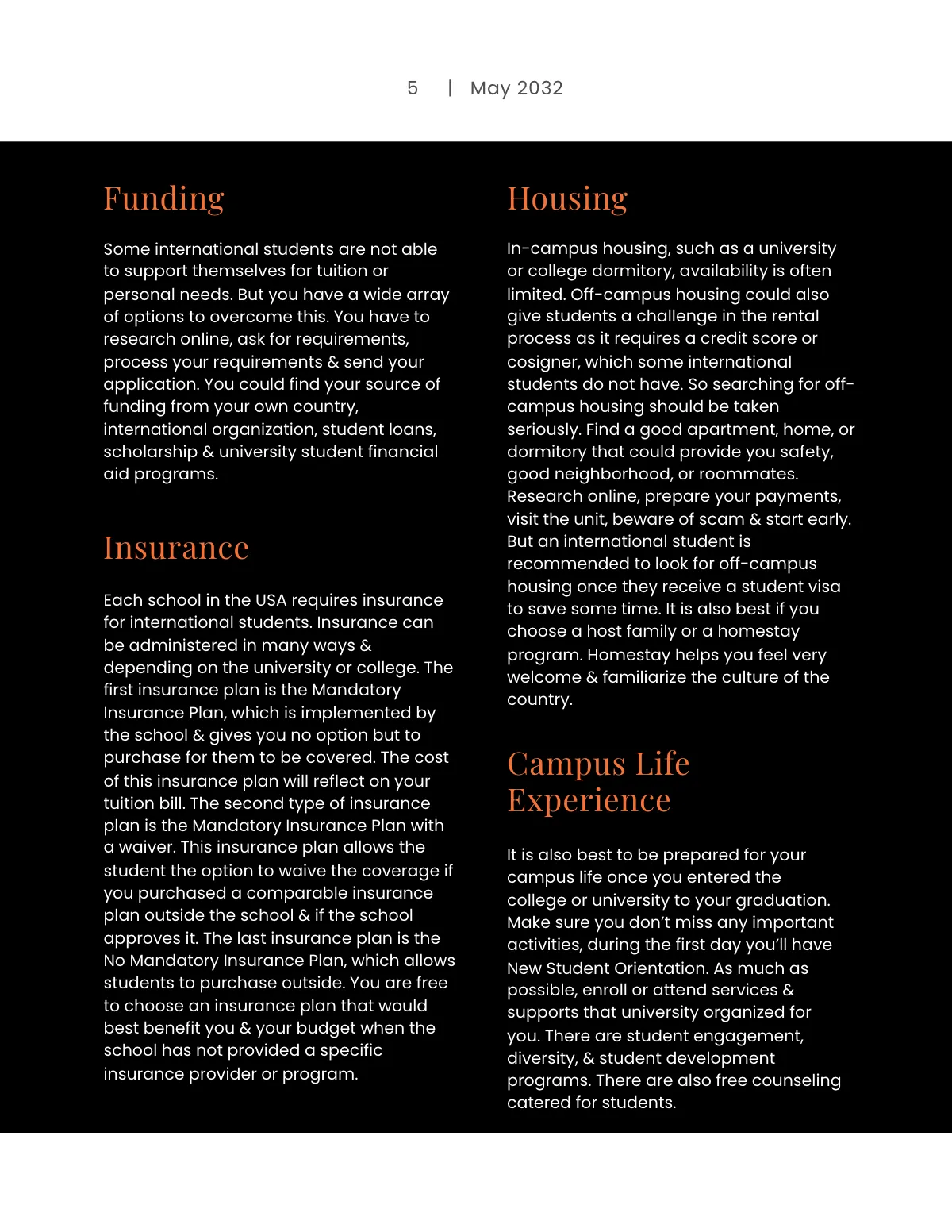 Free University Magazine Template to Edit Online