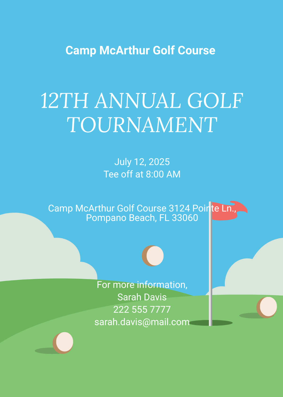 Annual Golf Tournament Invitation
