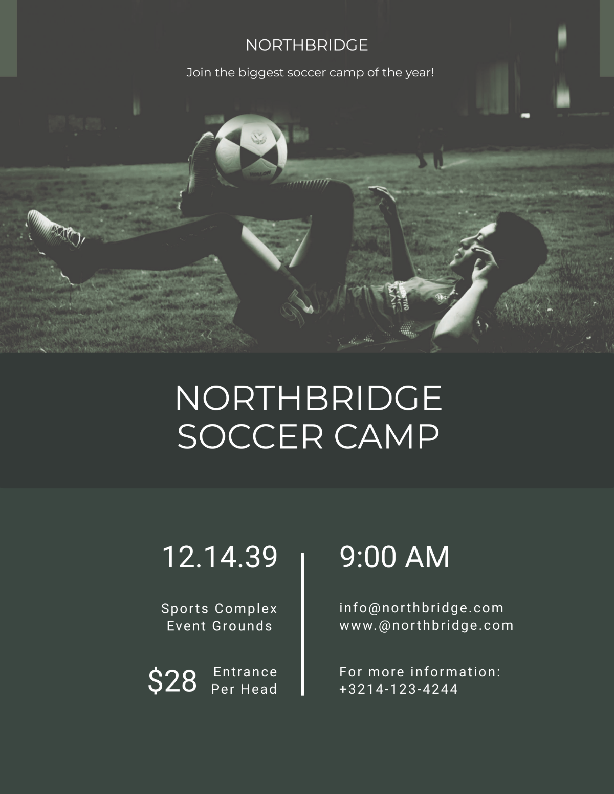 Soccer Camp Flyer