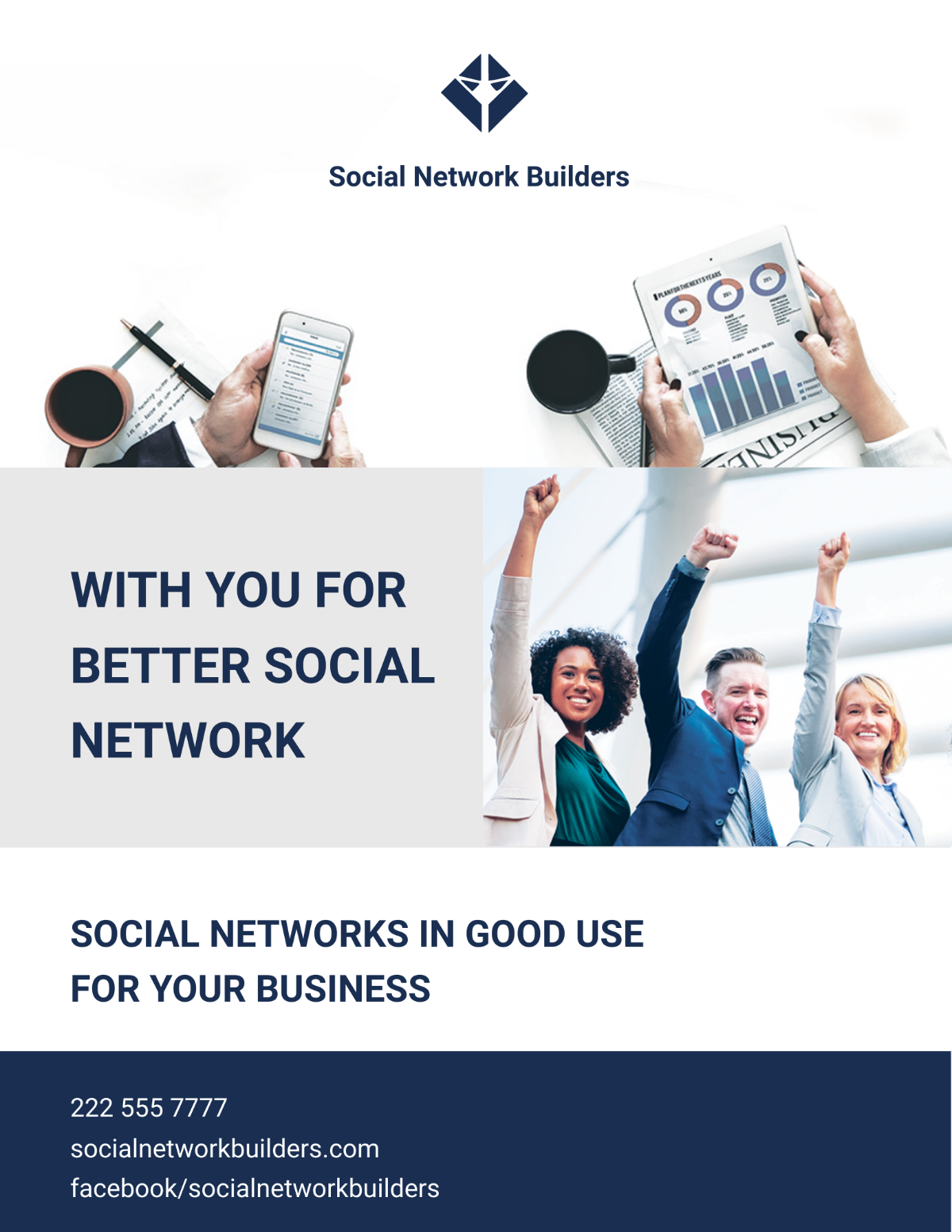 Social Network Business Flyer Template