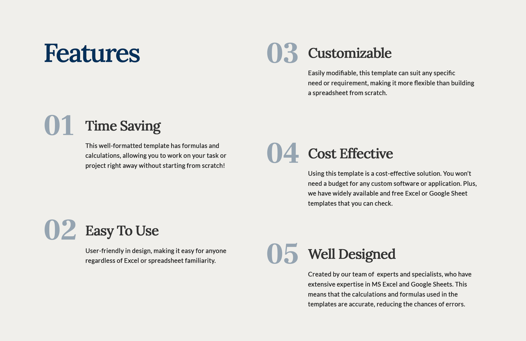 Monthly Financial Budget Template