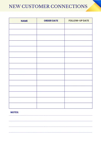 Free Simple Sales Planner Template to Edit Online