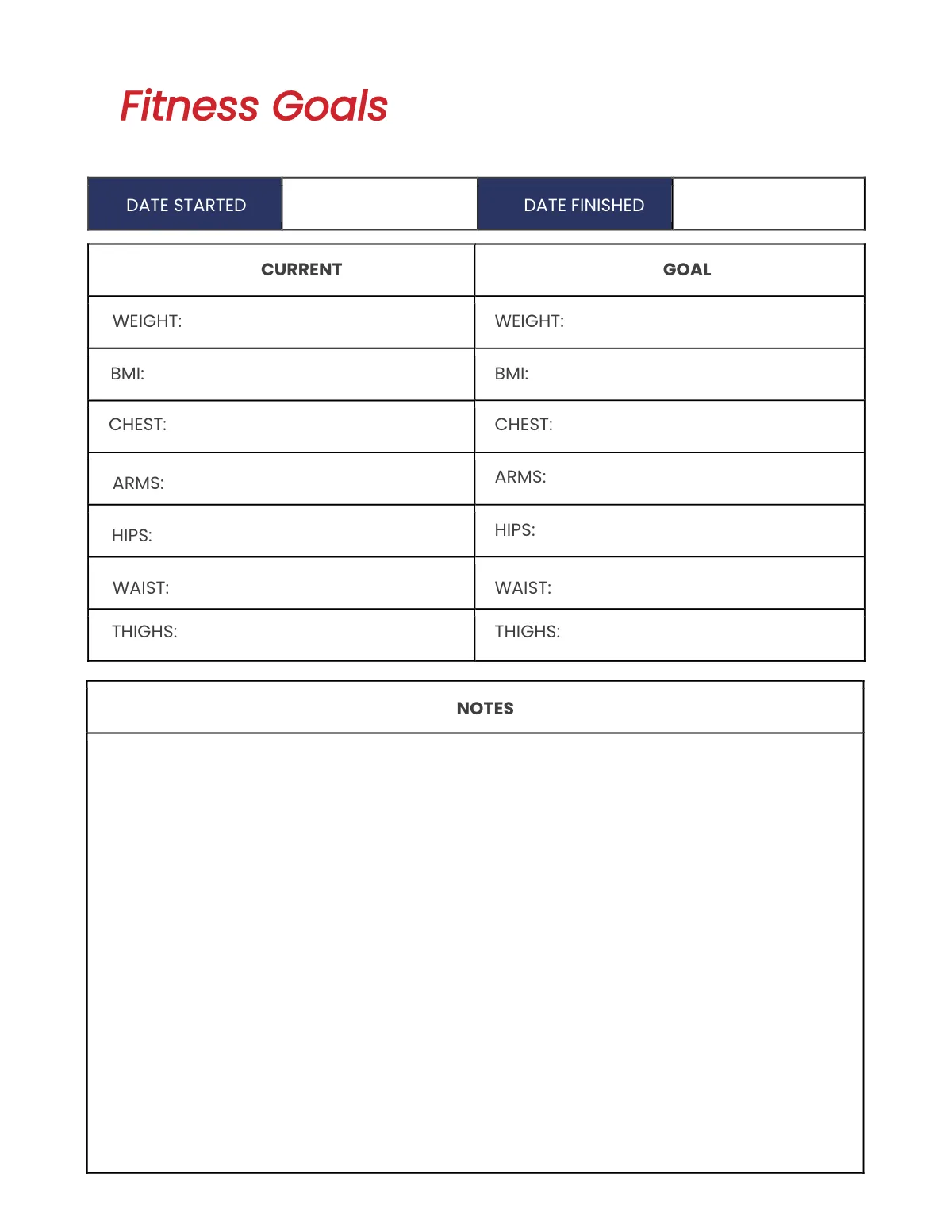 Free Editable Training Planner Template to Edit Online