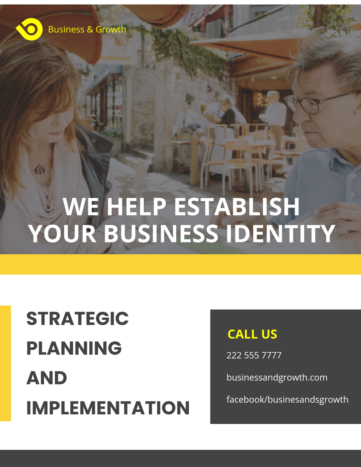 Free Corporate Strategy Flyer Template