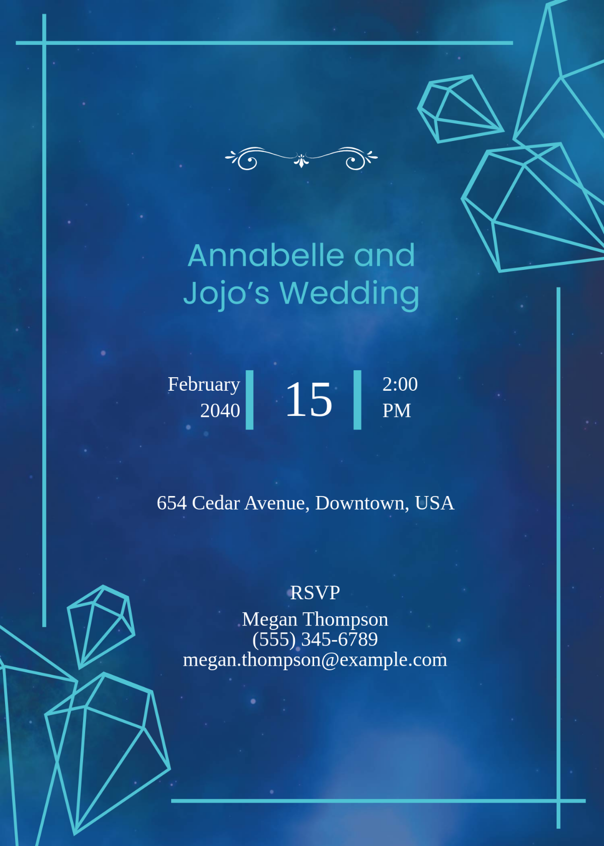 Gem Wedding Invitation