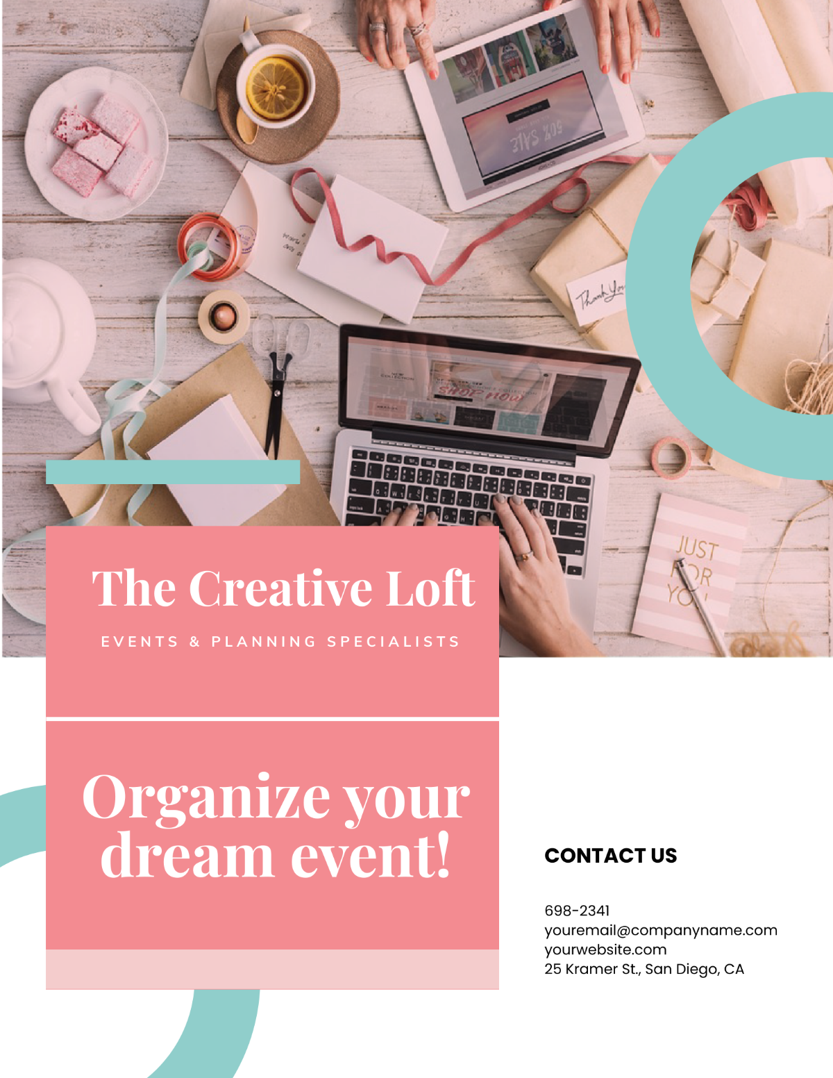 Creative Event Planner Business Flyer