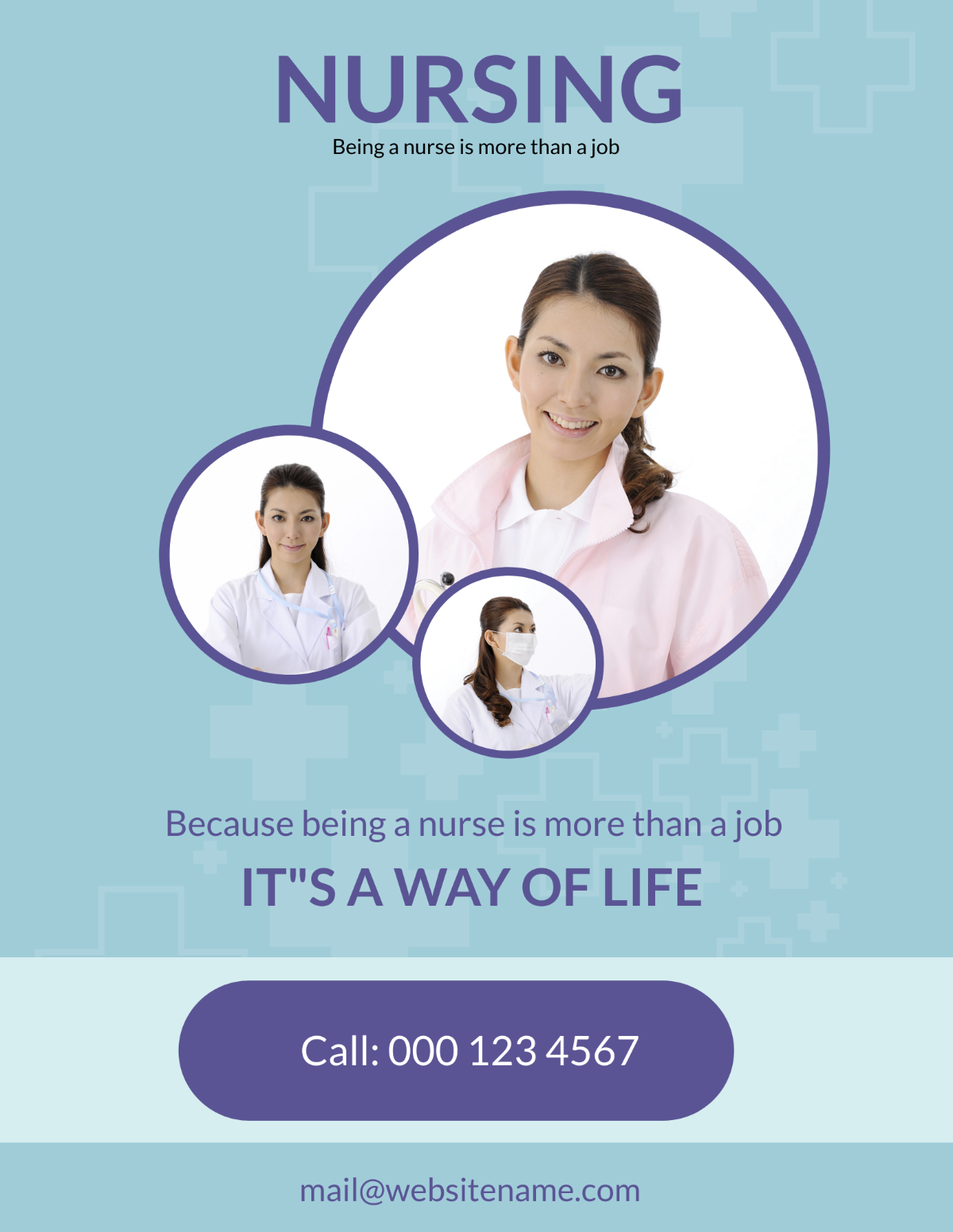 Nursing eBook Cover Page Template
