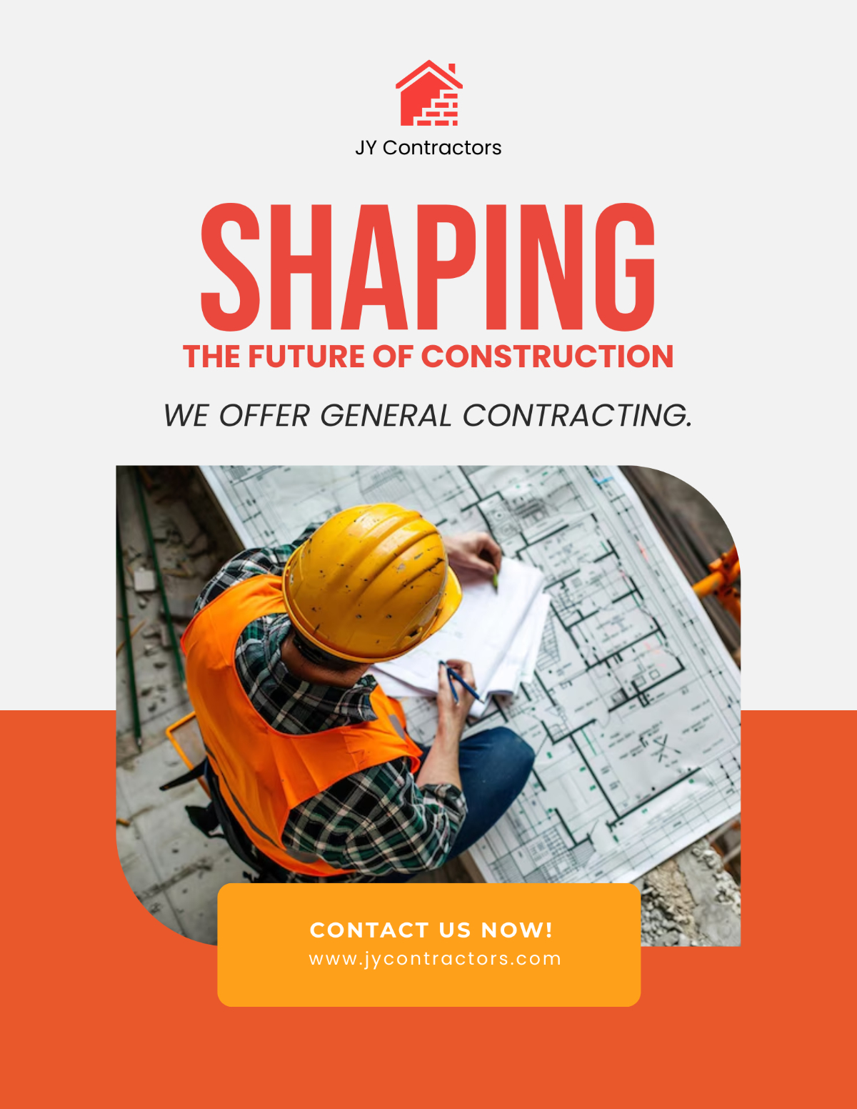 Contractor Flyer Design Template - Edit Online & Download