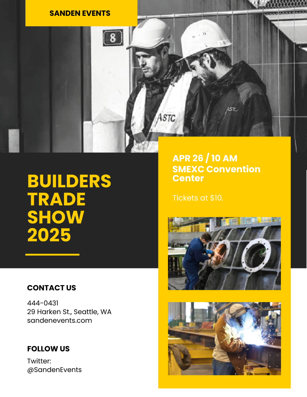 Builders Trade Show Flyer