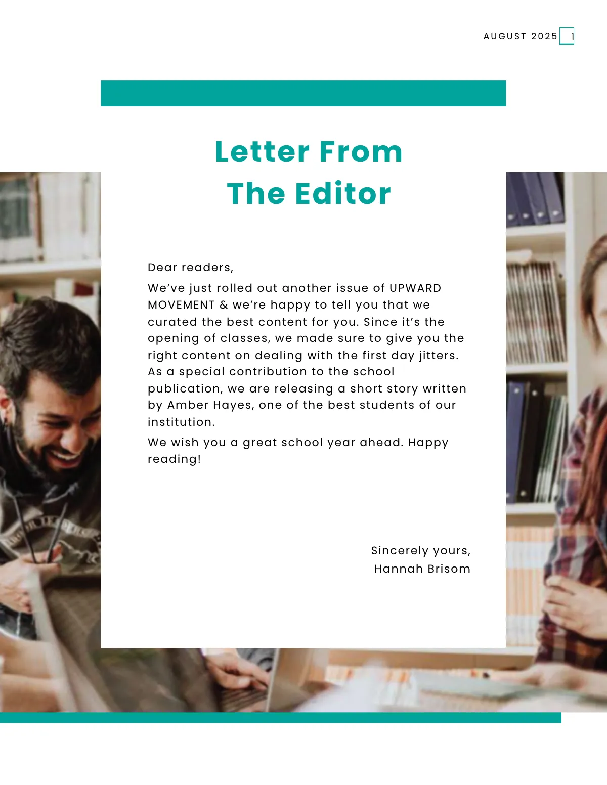 Free Student Magazine Template to Edit Online