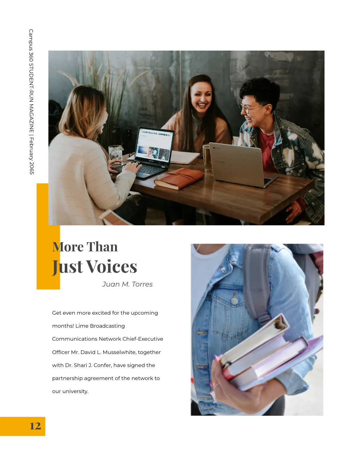 Free Student News Magazine Template to Edit Online