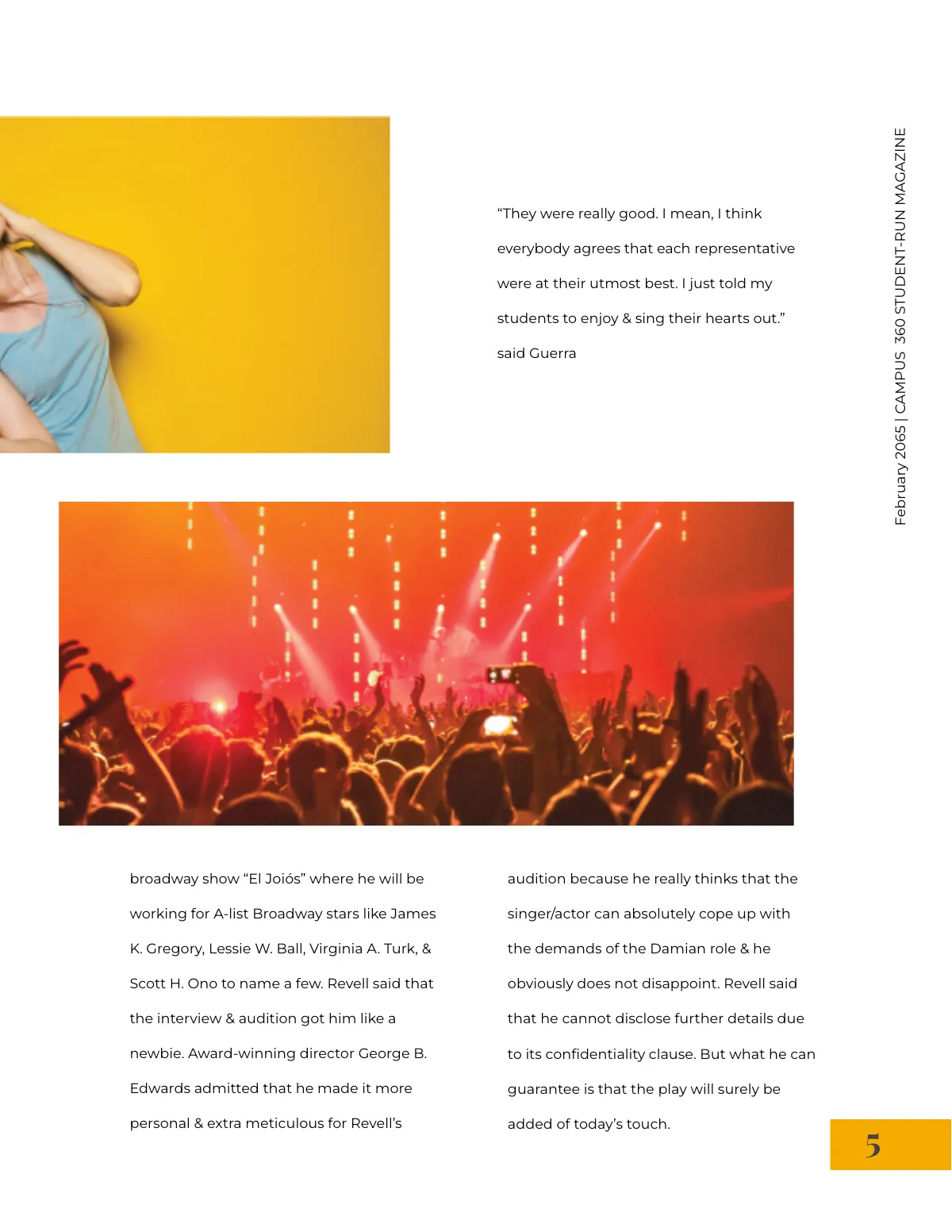 Free Student News Magazine Template to Edit Online