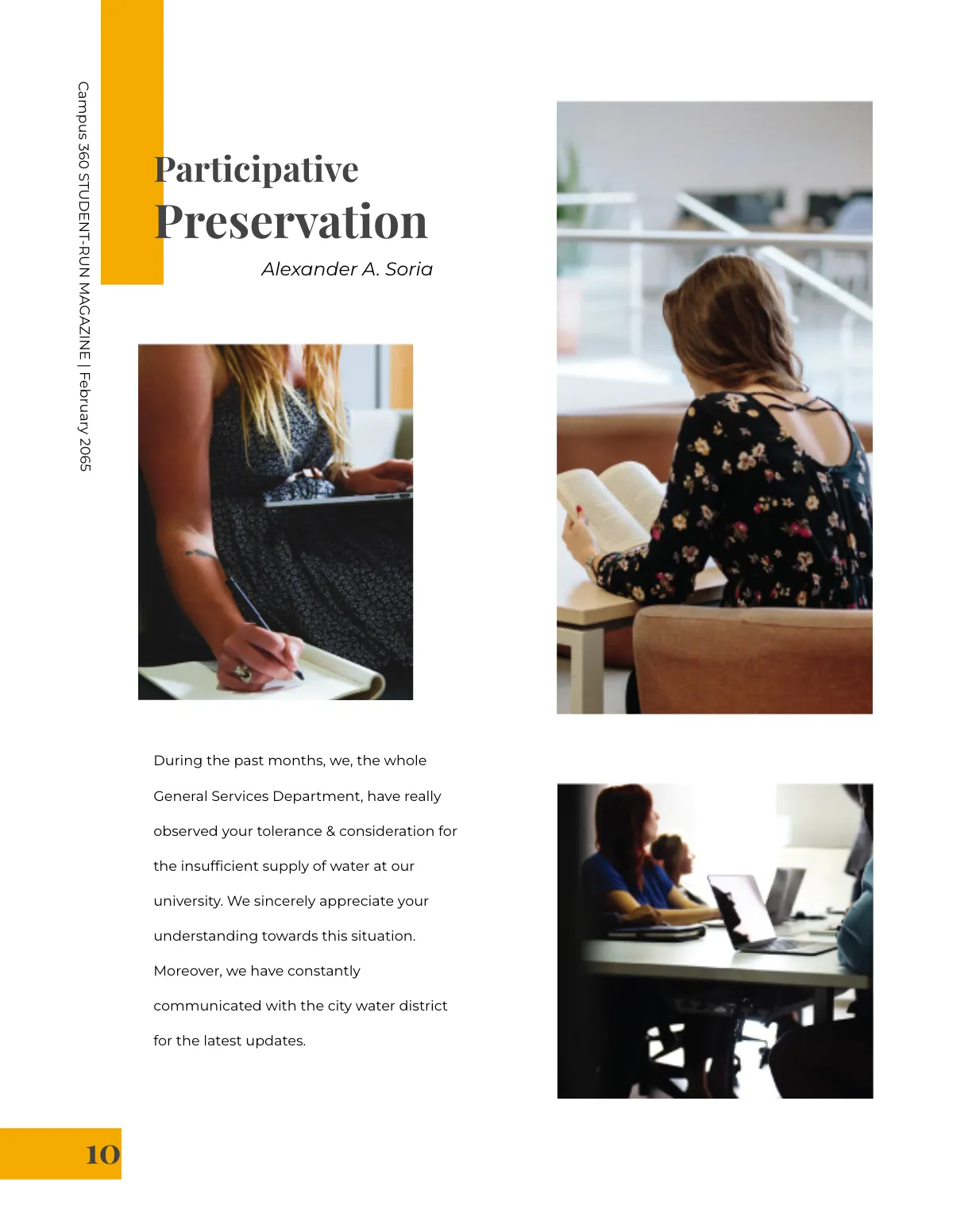 Free Student News Magazine Template to Edit Online