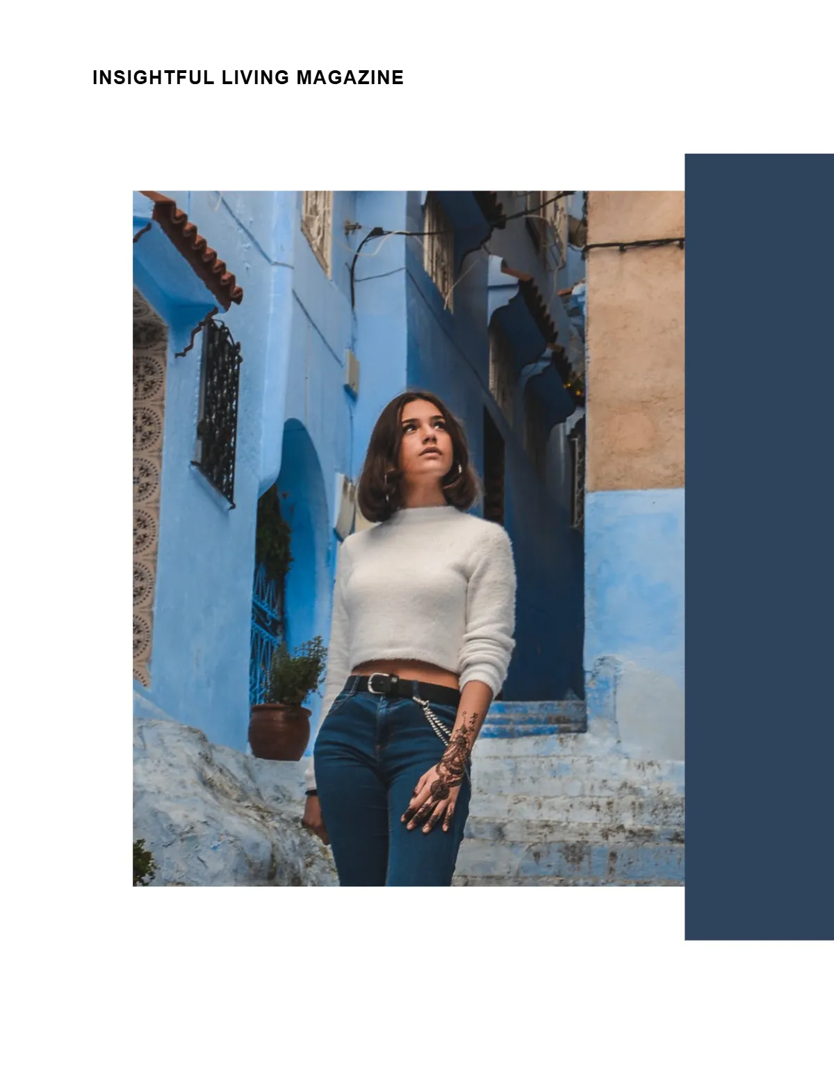 Free Tourist Magazine Template to Edit Online