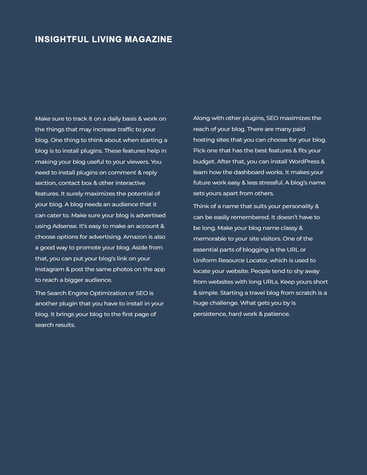 Free Tourist Magazine Template to Edit Online