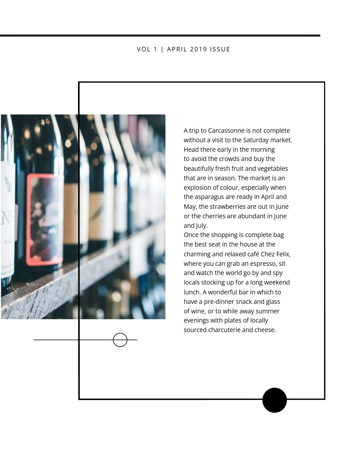 Free Minimalist Magazine Template to Edit Online