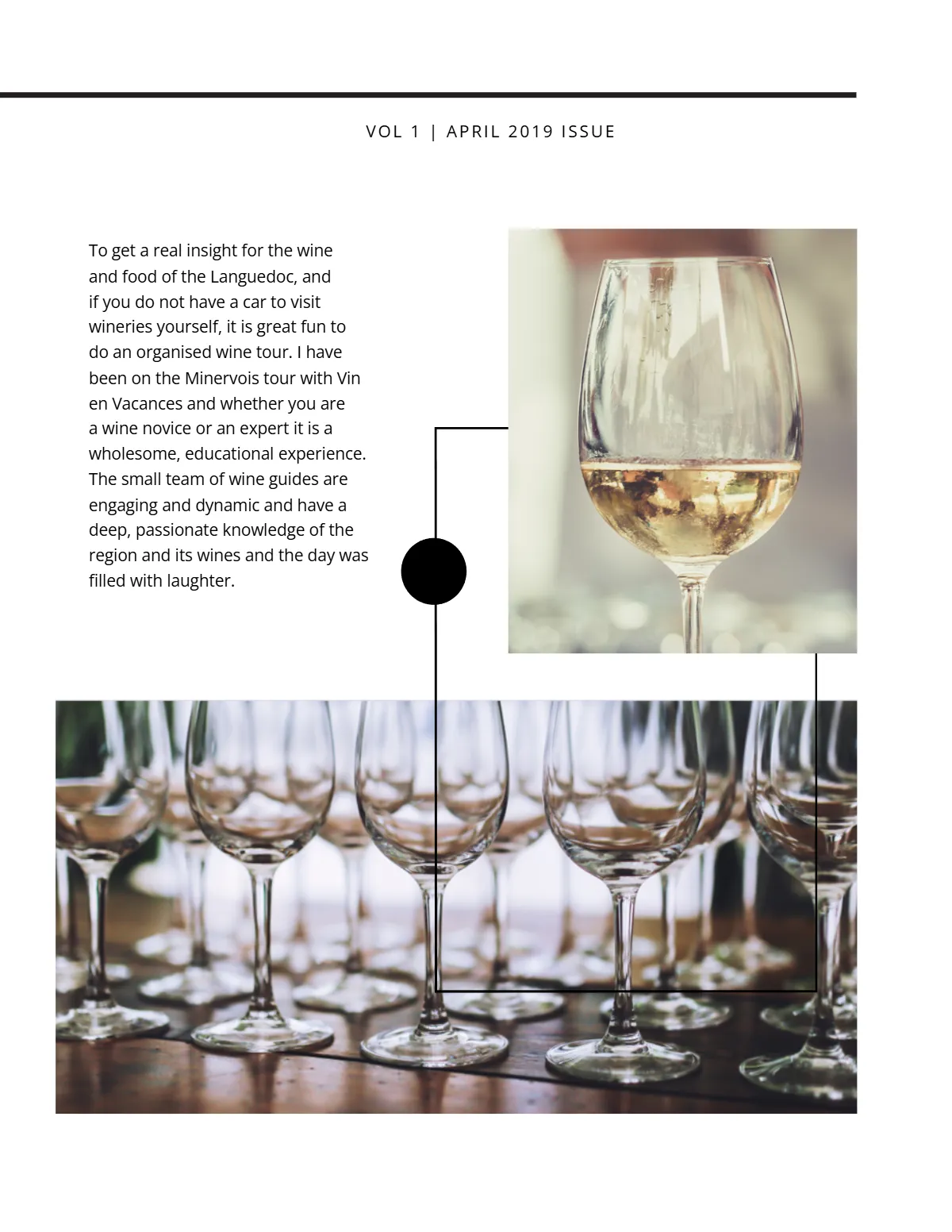 Free Minimalist Magazine Template to Edit Online