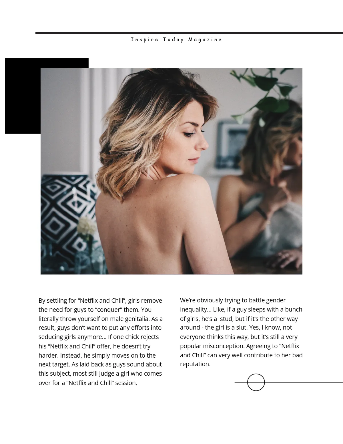 Free Minimalist Magazine Template to Edit Online