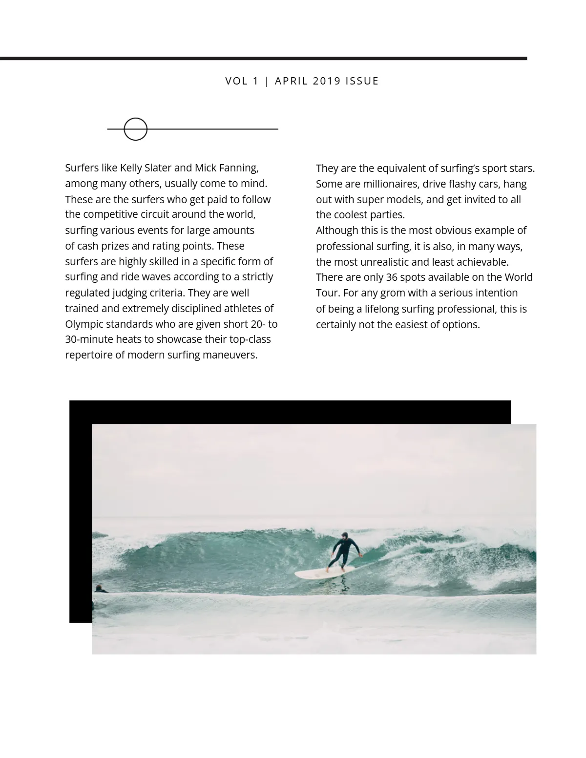 Free Minimalist Magazine Template to Edit Online