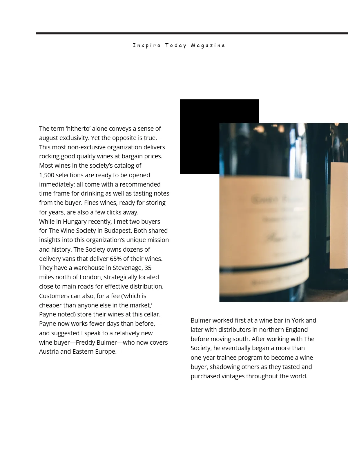 Free Minimalist Magazine Template to Edit Online