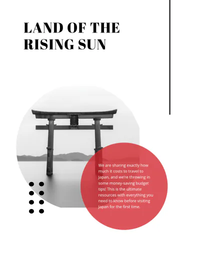 Free Minimalist Magazine Template to Edit Online
