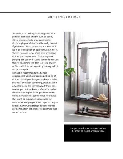Free Minimalist Magazine Template to Edit Online