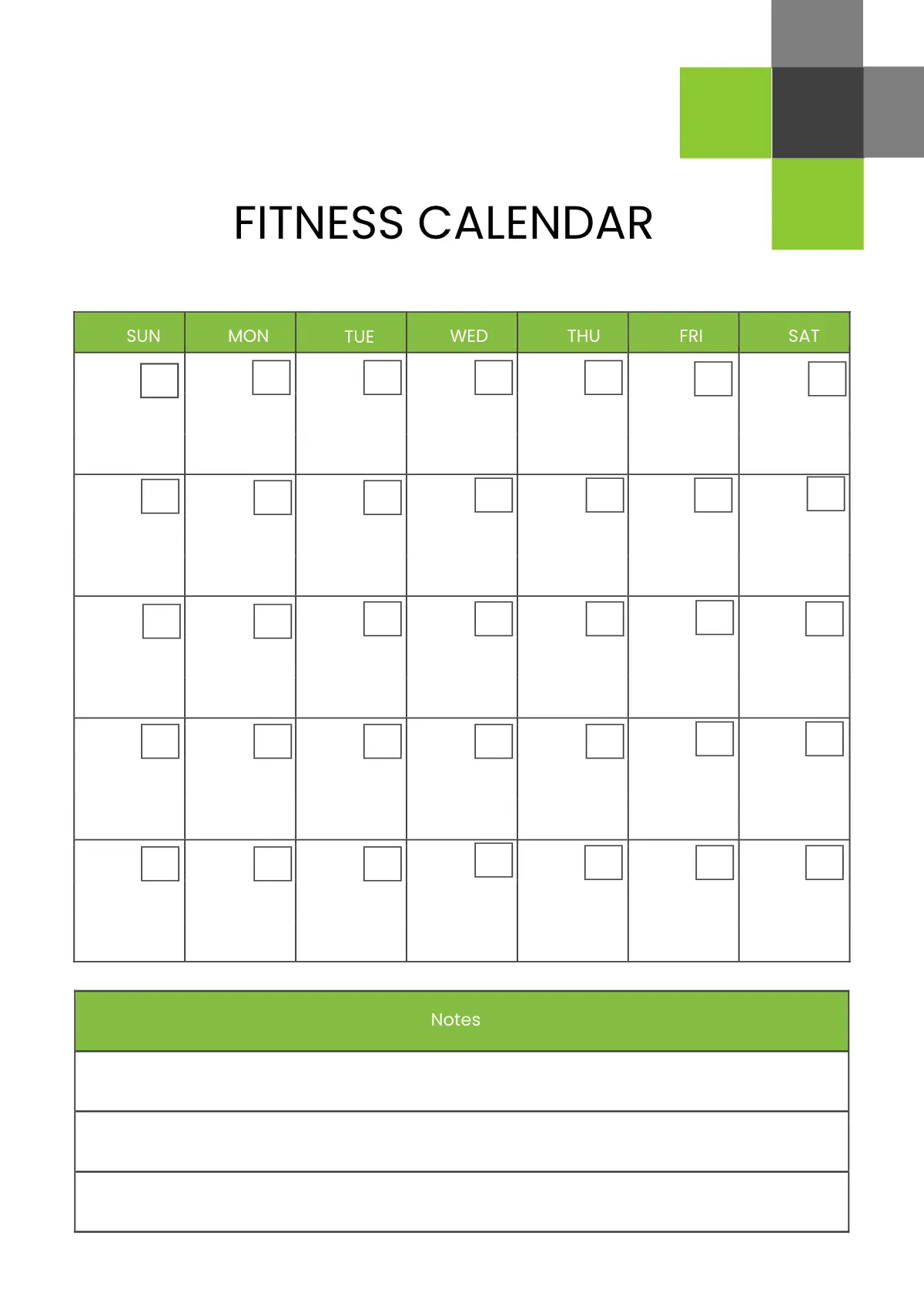 Free Basic Health Planner Template to Edit Online