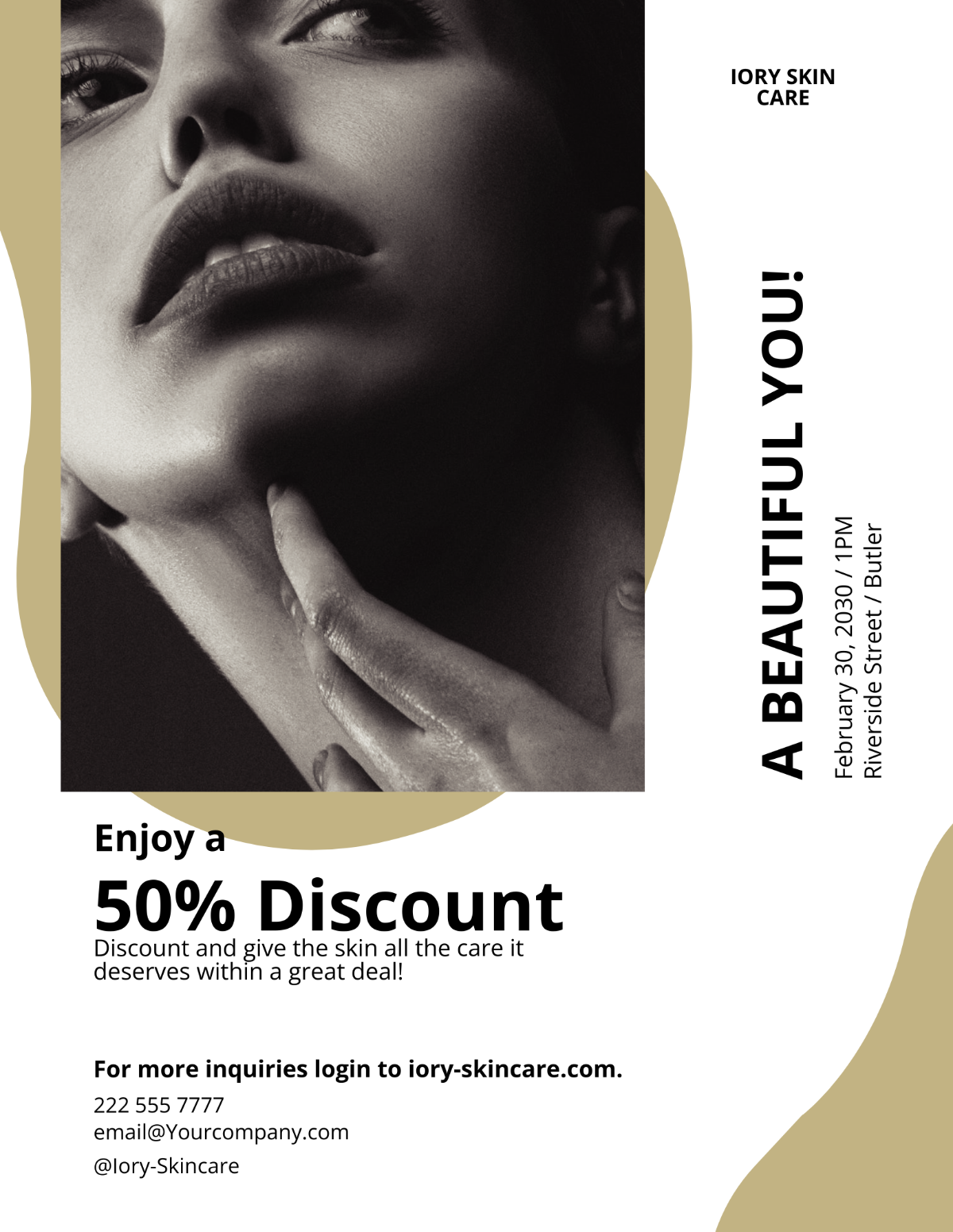 Free Skin Treatment Flyer Template