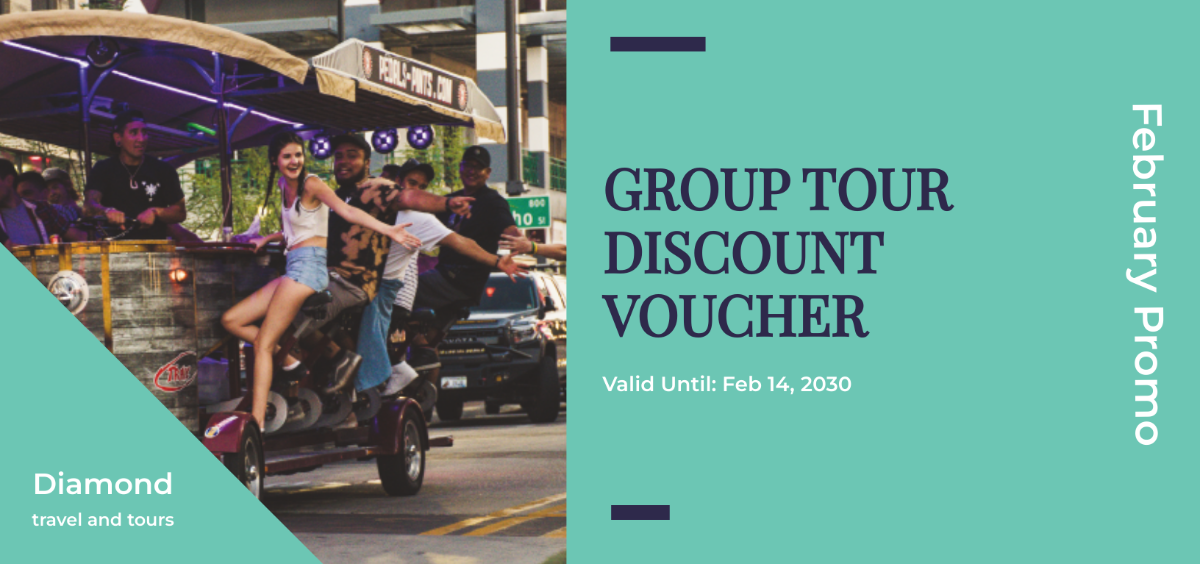 Group Discount Voucher Template