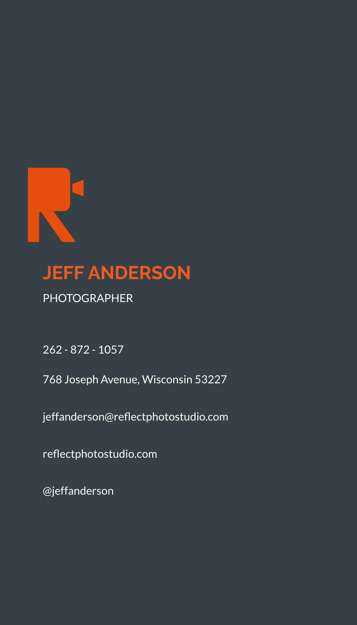 Free Photo Business Card Design Template to Edit Online