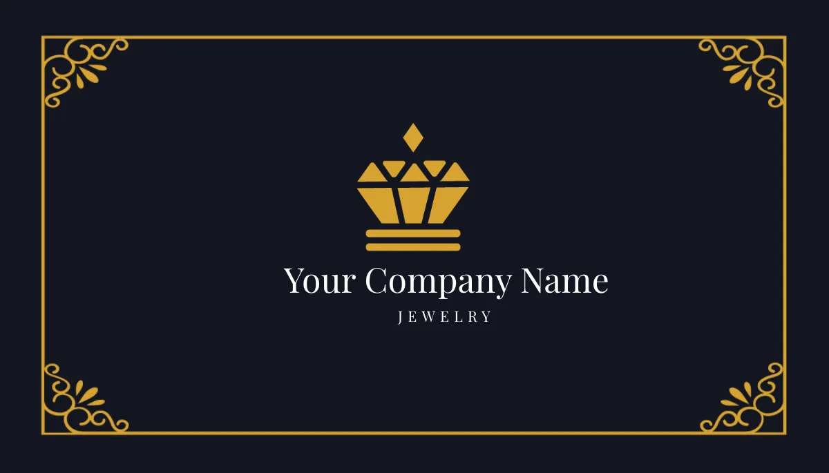 Free Premium Gold Business Card Template to Edit Online