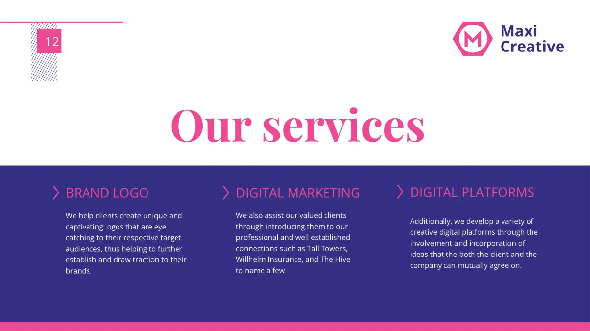 Free Creative Agency Presentation Template to Edit Online