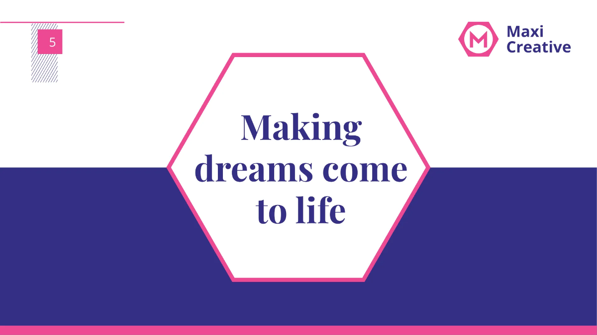 Free Creative Agency Presentation Template to Edit Online