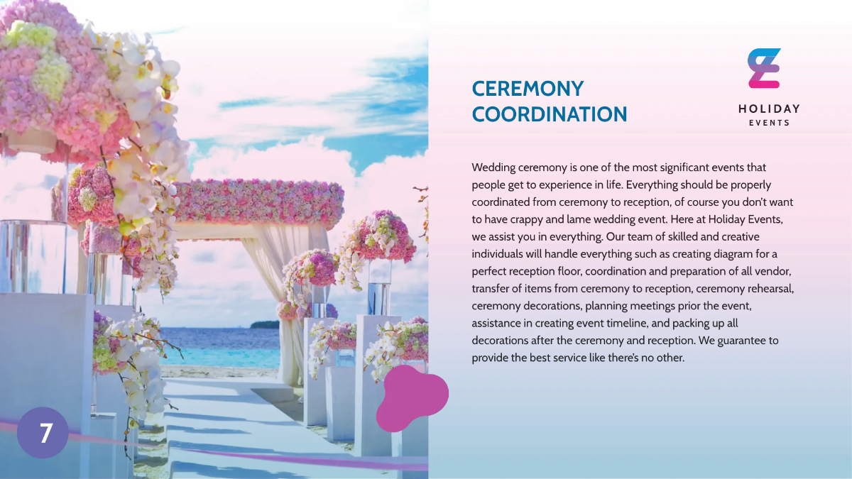 Free Event Planner Presentation Template to Edit Online