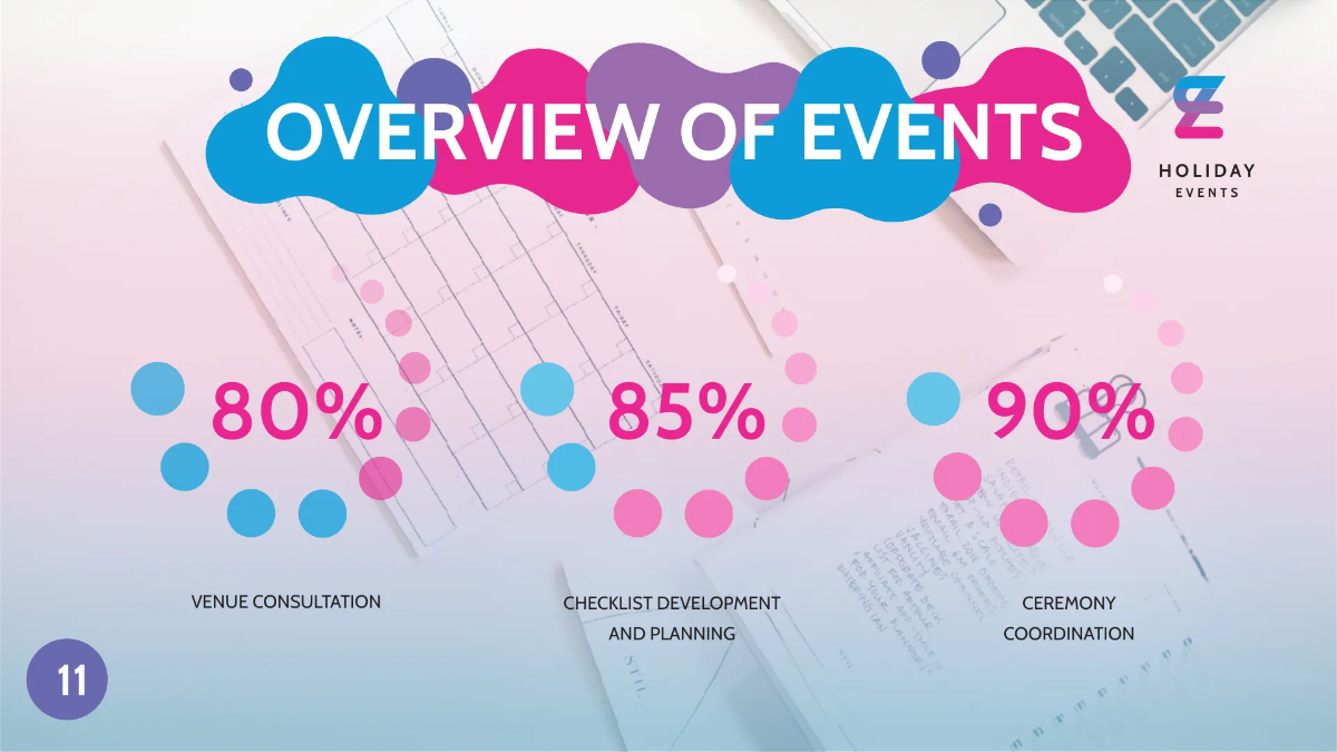 Free Event Planner Presentation Template to Edit Online
