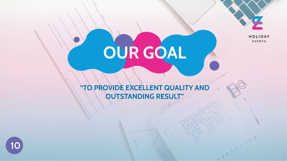 Free Event Planner Presentation Template to Edit Online