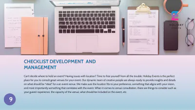 Free Event Planner Presentation Template to Edit Online