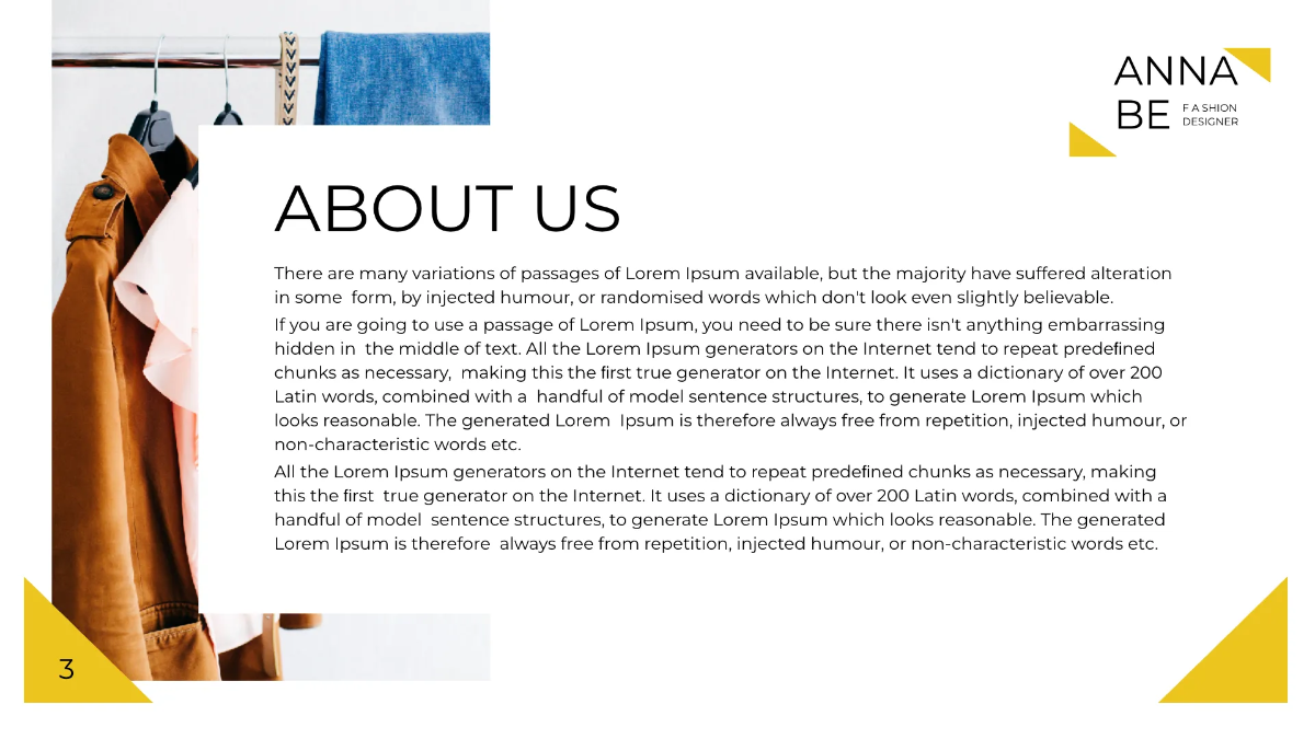 Free Fashion Designer Presentation Template to Edit Online