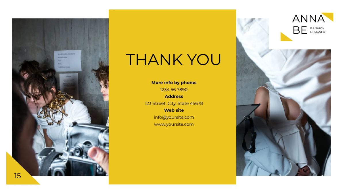 Free Fashion Designer Presentation Template to Edit Online