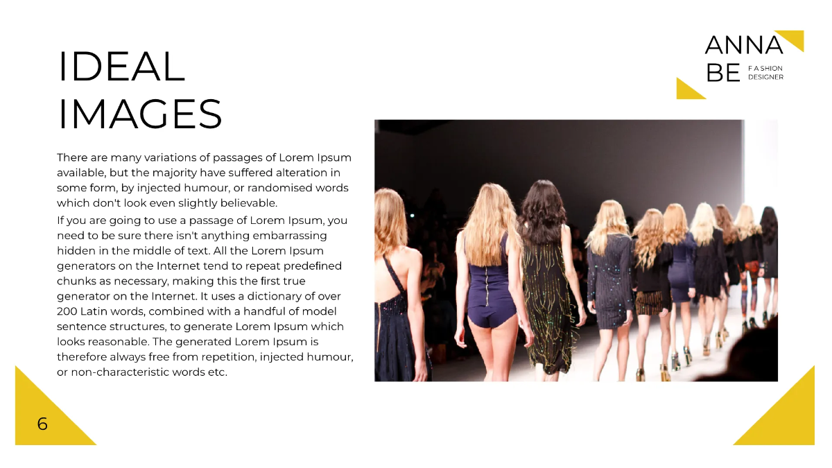 Free Fashion Designer Presentation Template to Edit Online