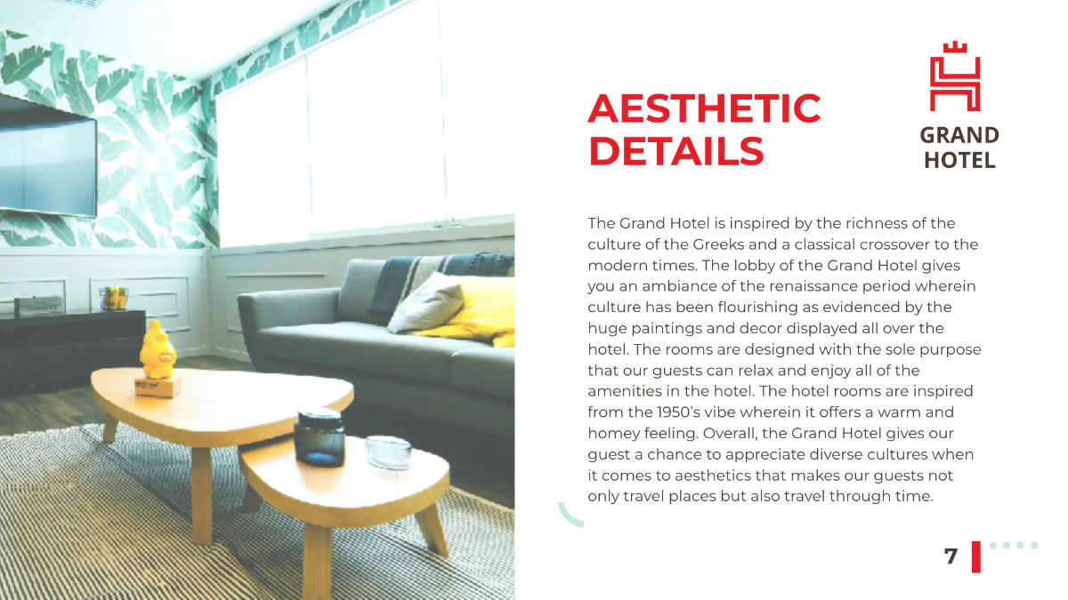 Free Hotel Presentation Template to Edit Online