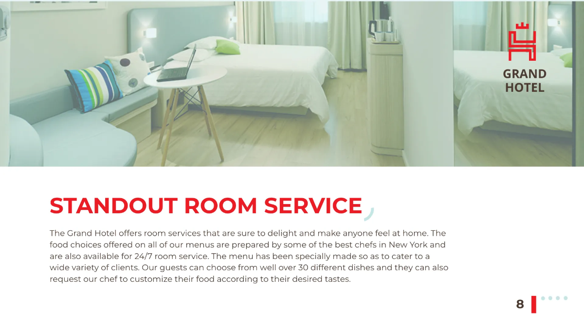 Free Hotel Presentation Template to Edit Online
